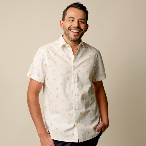 Brisa do Sertao – Off-White Made to Order Men's Shirt | Handmade in Canada