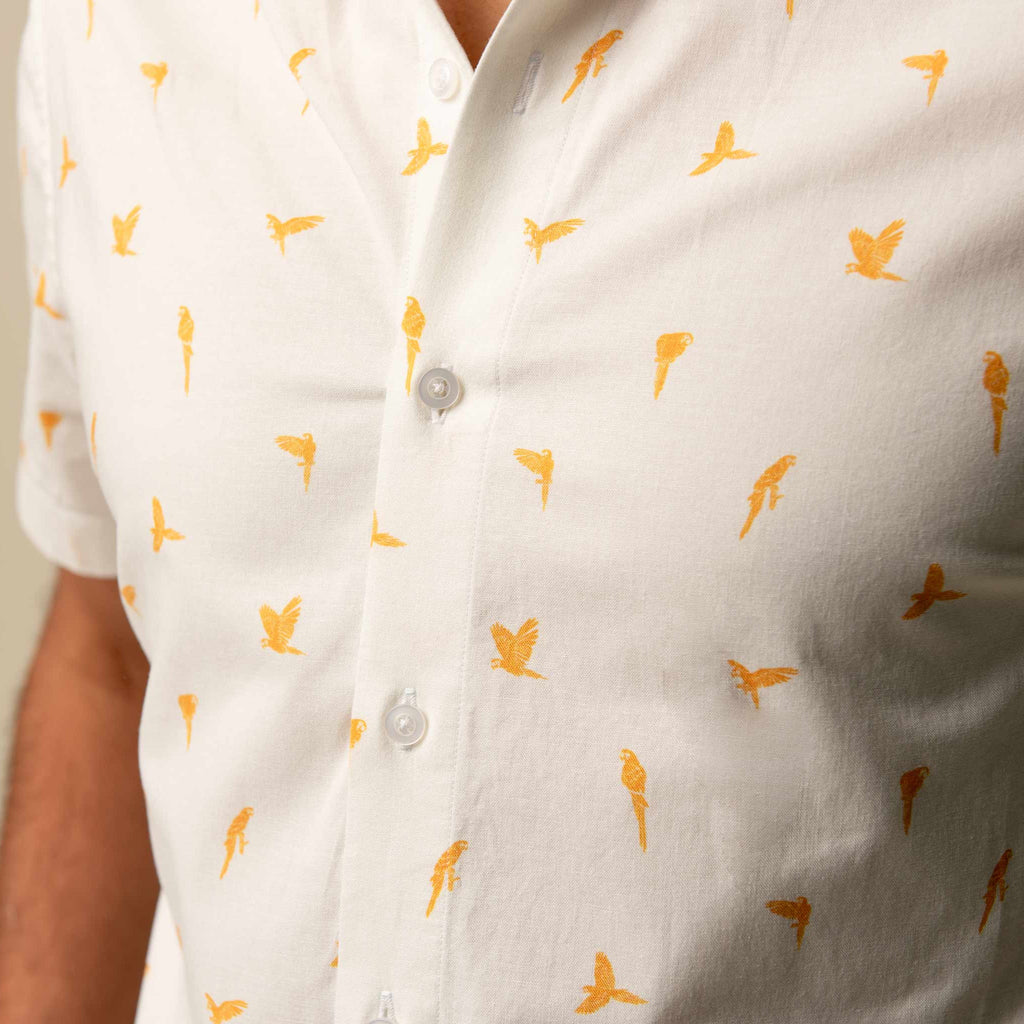 Brisa do Sertao – Off-White Made to Order Men's Shirt | Handmade in Canada